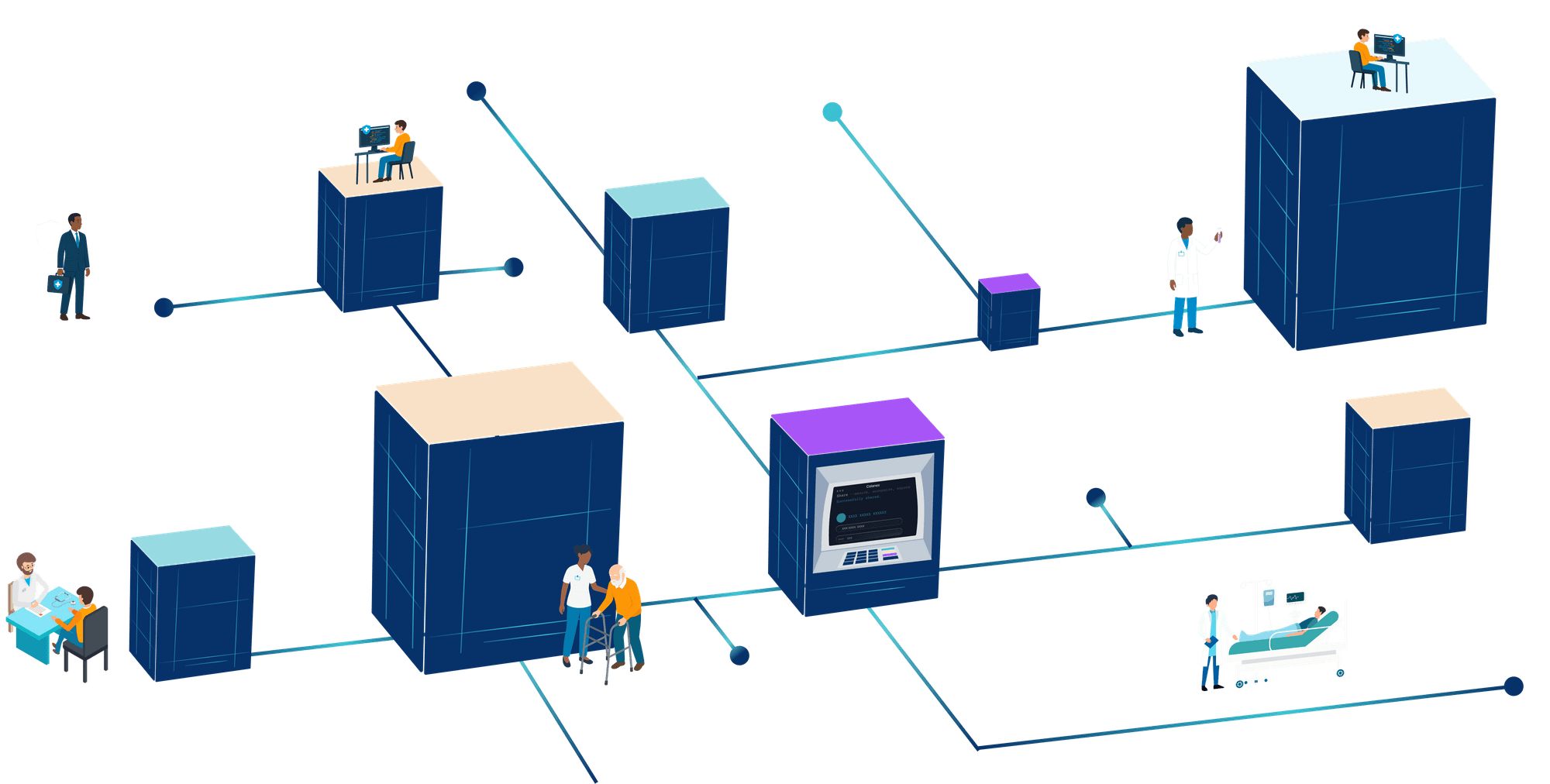 image of a team meeting (for a medical clinic)